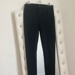 Citizens of Humanity black high rise skinny